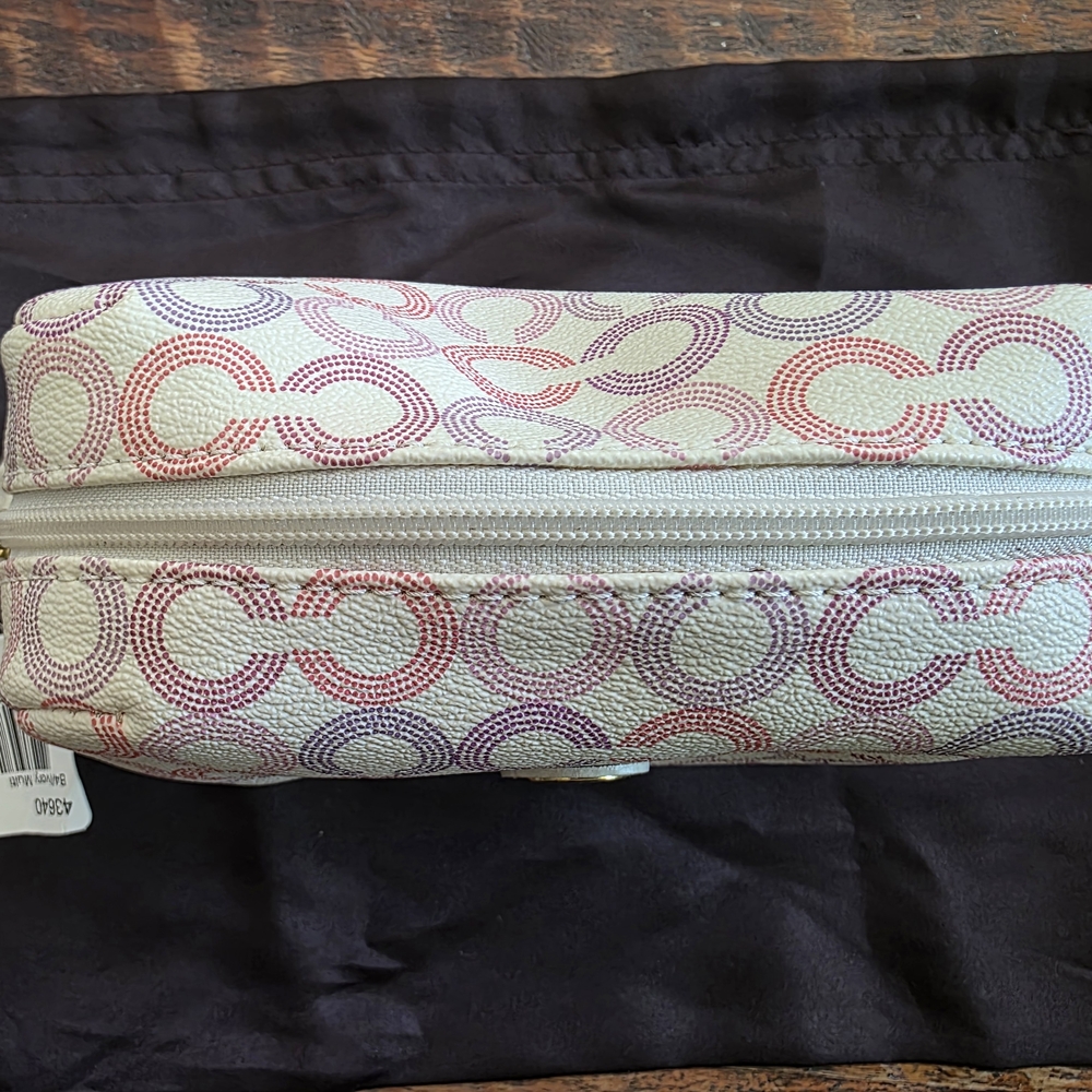 Coach Multicolor Signature Cosmetic Bag - Picture 11 of 11